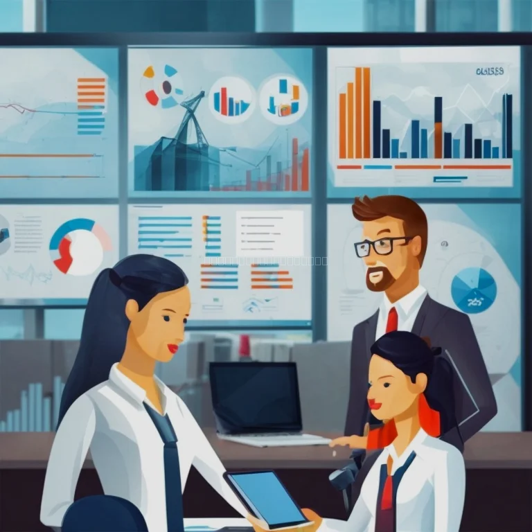 Professional in oil and gas industry reviewing management plans